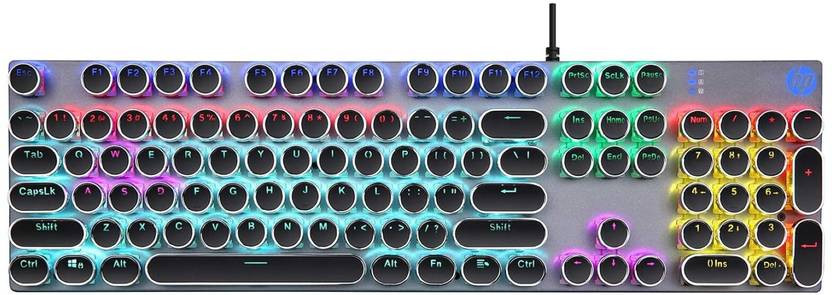 Wired USB Standard Gaming Keyboard Compatible with Desktop, Laptop  (Red, Green, Blue)