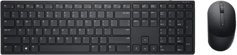 Multi-Device Combo with Mouse Wireless, Bluetooth Standard Laptop Keyboard Compatible with Desktop, Laptop, Mac with 12 Programmable Keys & 3 Button Optical Mouse, Spill-Resistant Keys  (Black)