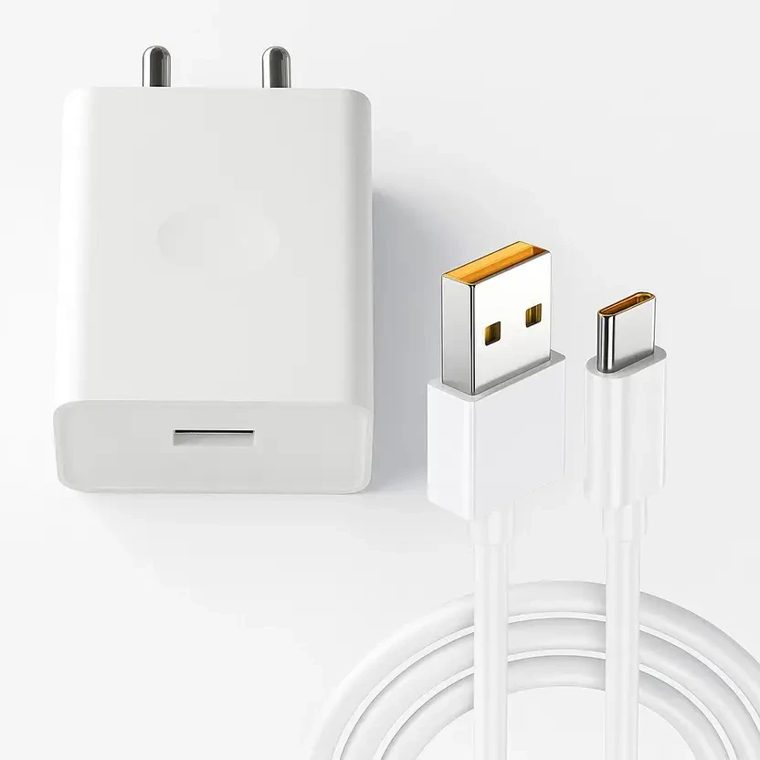 SB 65 W 6 A Wall Charger for Mobile with Detachable Cable  (White, Cable Included)
